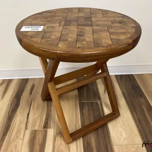 24" Round Cedar Coffee Table
 UNRESERVED
