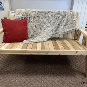 Cedar Bench, Pillow & Blanket (58"x24"x33")
 UNRESERVED