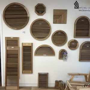 Assorted Cedar Shutter and Vent Covers
 UNRESERVED