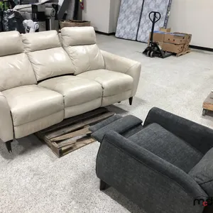 Leather Power Sofa Recliner (Damaged Leg)
 UNRESERVED