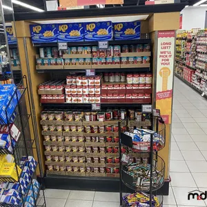 Wooden & Metal Food Display Shelf
 UNRESERVED