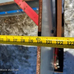 Skid steer snow pusher