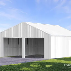2025 KJ K2119 22 ft x 23 ft Metal Garage (Unused)