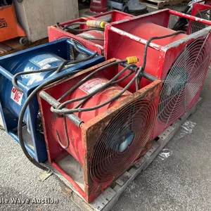 (5) Super Vac fans
