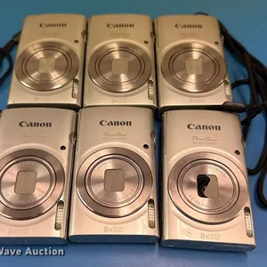 (6) Canon Powershot ELPH 180 cameras