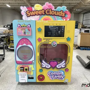 Cotton Candy Vending Machine w/ Sugars & Sticks
 RESERVE LIFTED