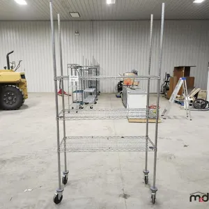 Metro Rolling Metal Shelf
 UNRESERVED