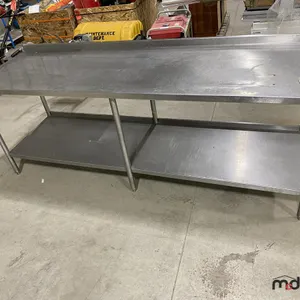 8' Stainless Steel Worktable 
 UNRESERVED