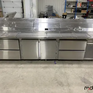Commercial Pizza Prep Table w/ Refrigerated Storage
 UNRESERVED