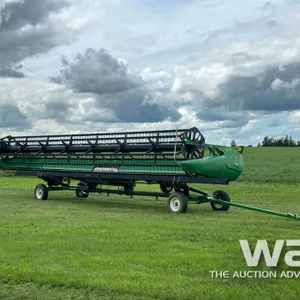 2014 JOHN DEERE 635D 35 FT. DRAPER HEADER