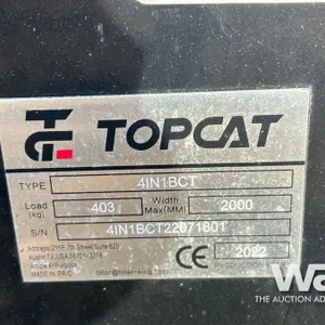 TOPCAT 80 IN. 4-IN-1 SKID STEER BUCKET