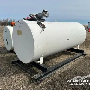 1000 GALLON SKID MOUNTED FUEL TANK