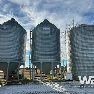BEHLEN 16 FT 3500 +/- BUSHEL HOPPER BIN