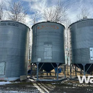 BUTLER 15 FT X 4 RING 2450 +/- BUSHEL HOPPER BIN