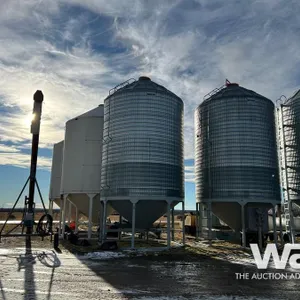BEHLEN 14 FT 2800 +/- BUSHEL HOPPER BIN