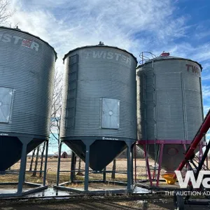 TWISTER 14 FT X 8 RING 2450 +/- BUSHEL HOPPER BIN