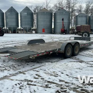2011 MUSTANG 24 FT T/A TILT DECK EQUIPMENT TRAILER