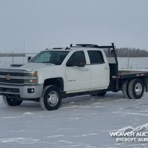 2017 CHEVROLET 3500HD CREW CAB DUALLY FLATBED
