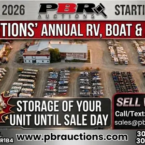 PBR Auctions' Annual RV, Boat & ATV Sale - Sept. 5th, 2026 - Starting at 9am