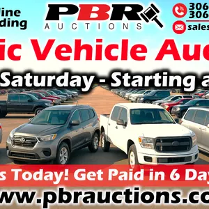 Live and Online Public Vehicle Auction - Aug. 29th, 2026 - Starting at 9am