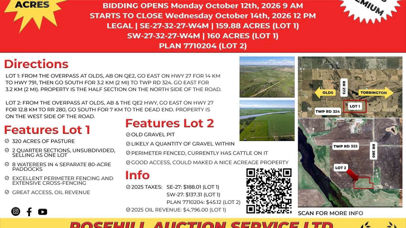 Estate of Jamie Clarahan Land Auction
