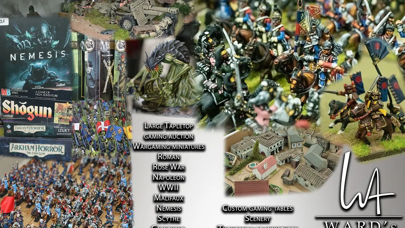 Tabletop/Boardgame & History Book Auction
