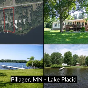 Peaceful Lake Placid Waterfront Home with Pole Building Near Pillager, MN