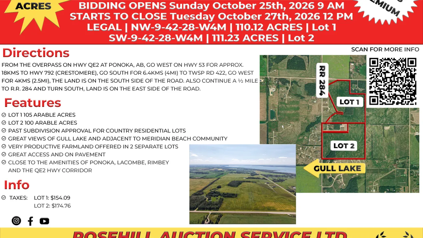 Gull Lake Land Auction