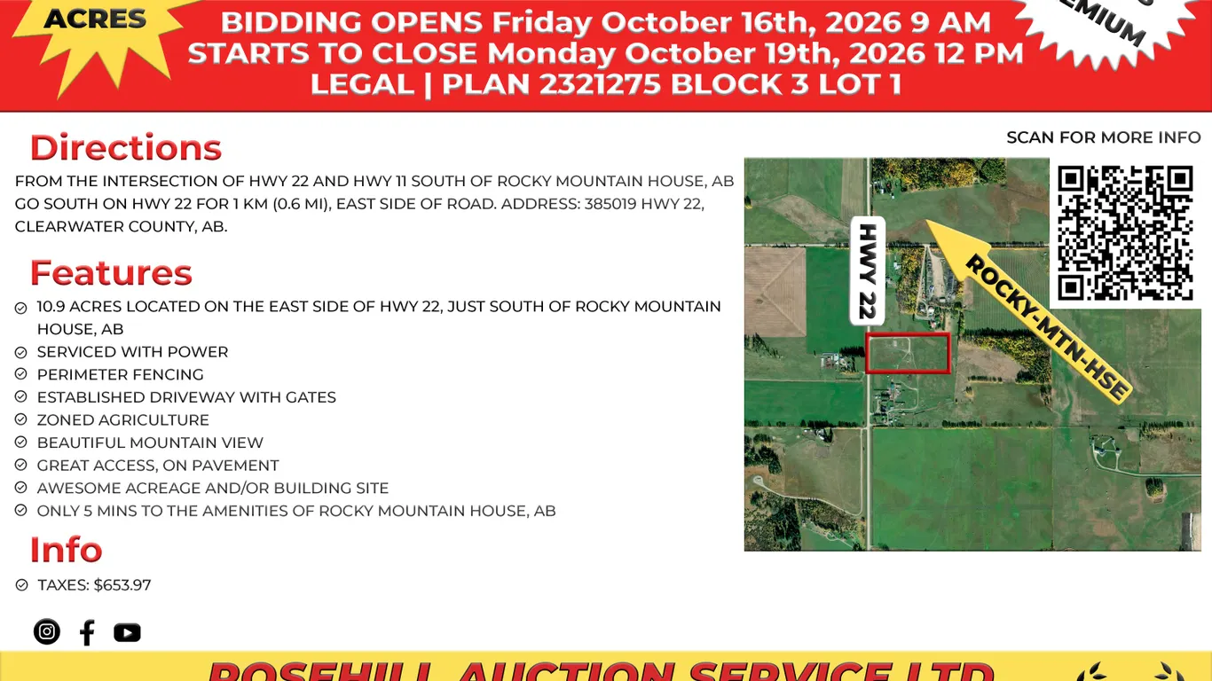 Cole Acreage Auction
