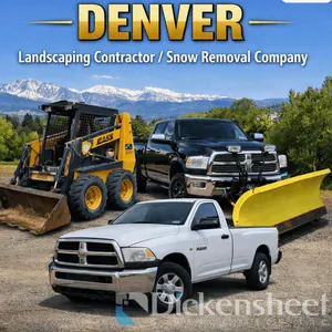 DENVER-Landscaping Contractor / Snow Removal Company-Skid Steer Loaders, Trucks, More