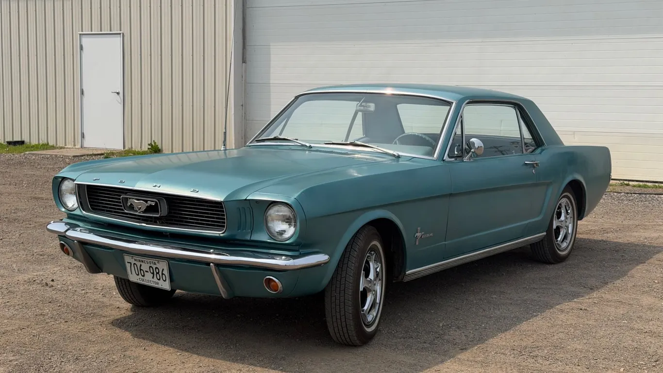 1966 Ford Mustang & John Deere Z840A Z-Trak Commercial Lawn Mower