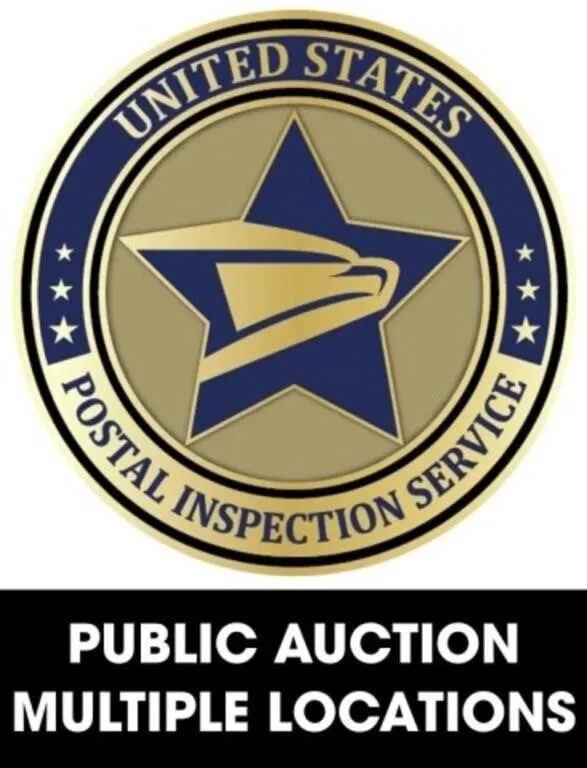 U.S. Postal Inspection Service online auction 9/1/2026