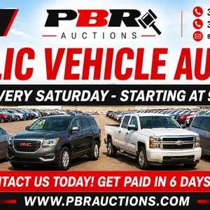 Live and Online Public Vehicle Auction - Oct. 3rd, 2026 - Starting at 9am