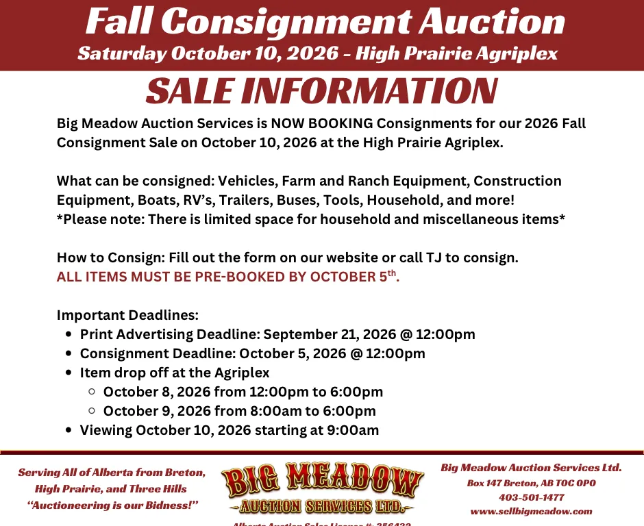Fall Consignment Auction