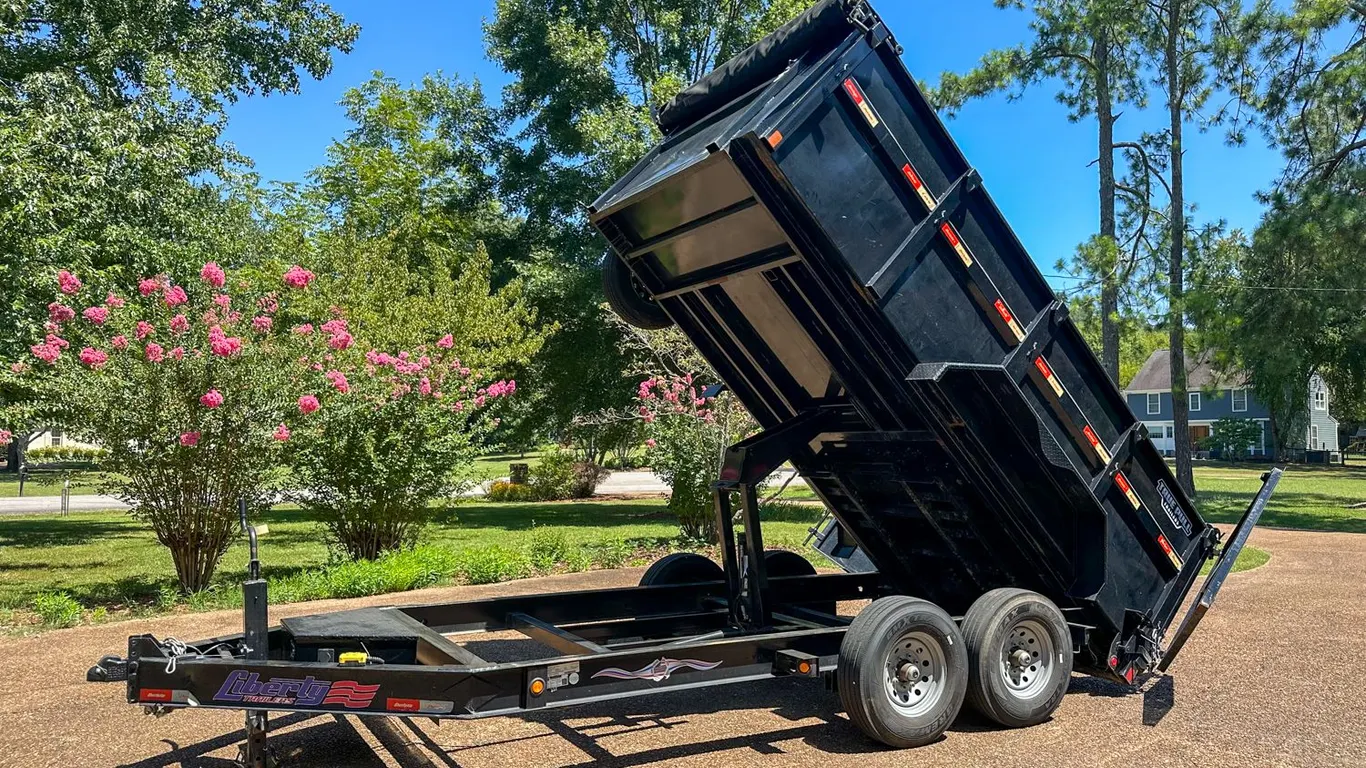 Landscaping Equipment, Tools, Dump Trailer & Chevrolet Traverse