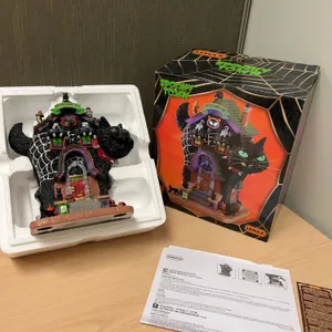 Department 56, PMs, Tons of Halloween Decorations, Lemax, Glassware, Lunch Box, Terracotta, Occupied Japan, Hopewell, Homer Laughlin, Hershey Iitems, 