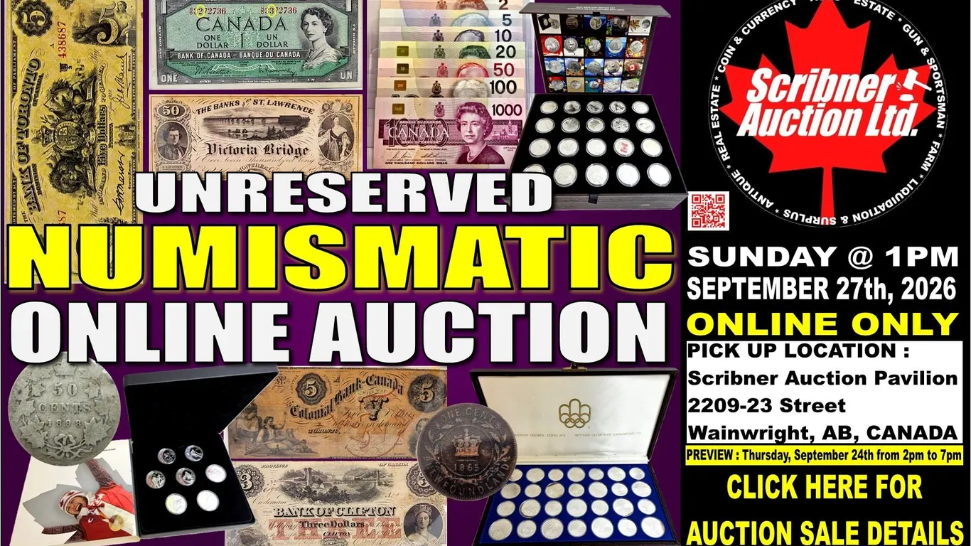 SEPT 25-26-27 : 2026 : COIN - PRIVATE COLLECTION & EQUIPMENT AUCTION - JEWELLERY