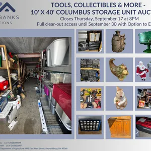 10’ x 40’ Storage Unit Contents – Tools, Décor, Holiday, Electronics & More Columbus, Ohio
