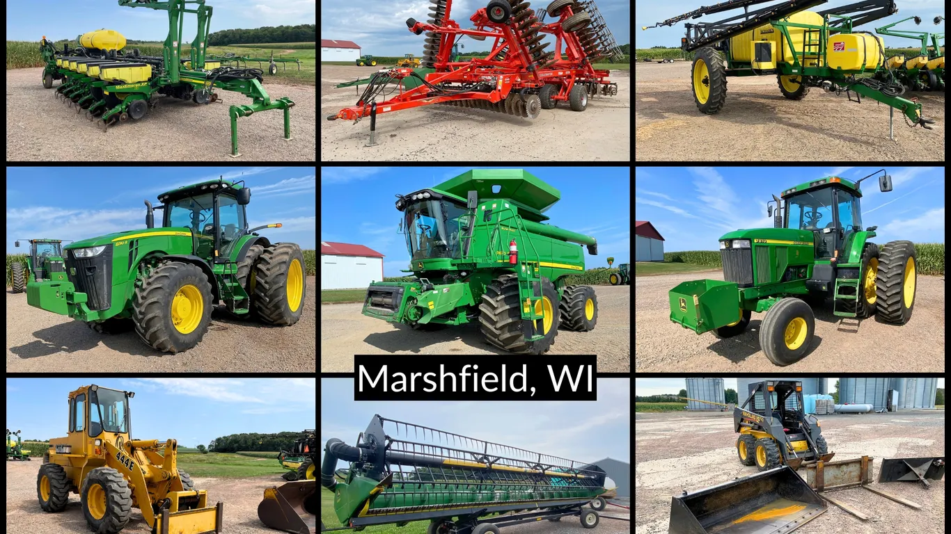 Fait Farms Liquidation Auction - John Deere Tractors, Combine, Cultivation Equipment