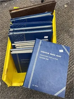 Coin Albums with Indian & Lincoln Cents plus many others
