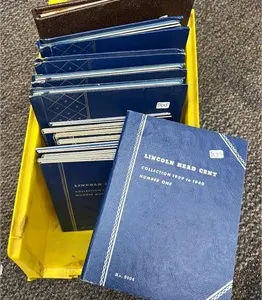 Coin Albums with Indian & Lincoln Cents plus many others