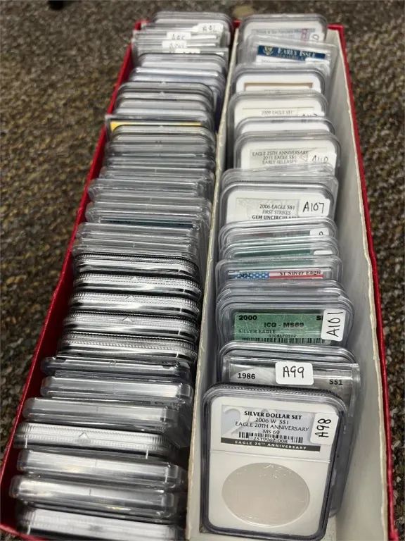 Excess Inventory of Certified Rare Coins & Silver Eagles