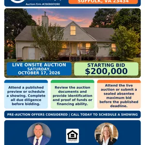 REAL ESTATE AUCTIONS | 4 Properties- Suffolk VA