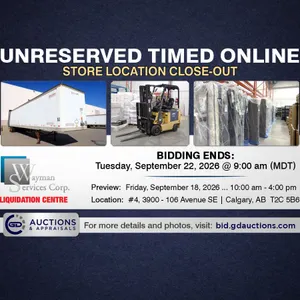 Warehouse Equipment, Mattresses, Bikes, Plumbing Fixtures & MORE