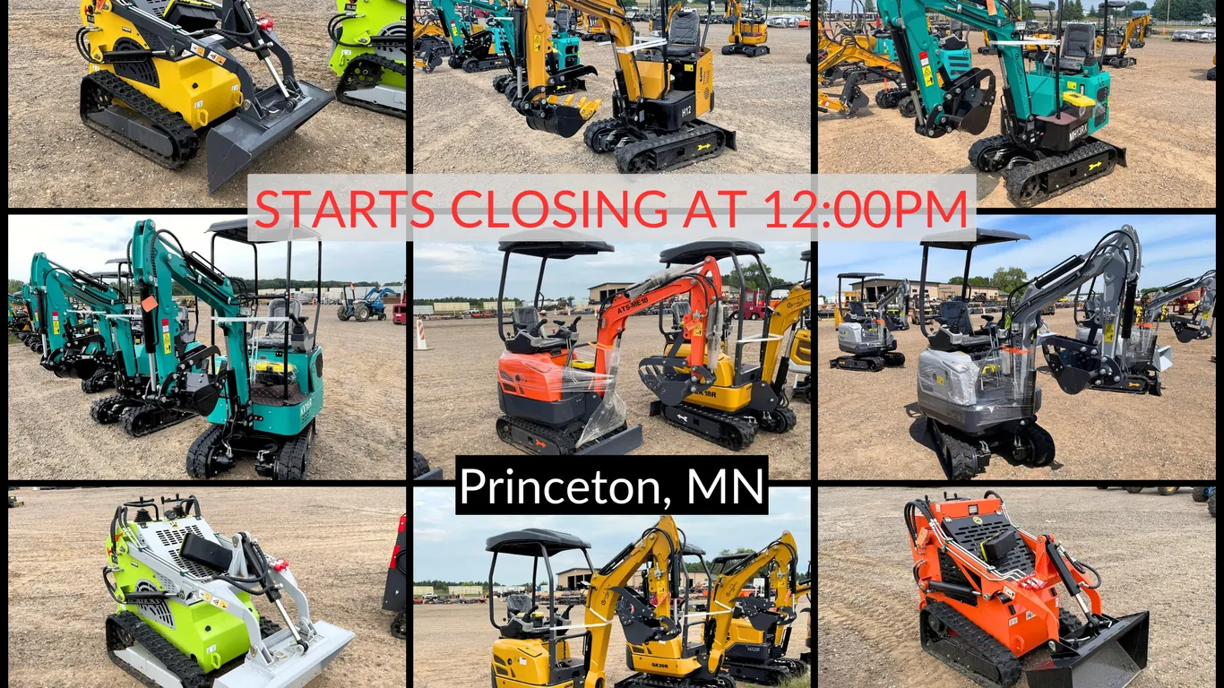 Pike September 2026 Ring 2 - Mini Skid Steers and Mini Excavators