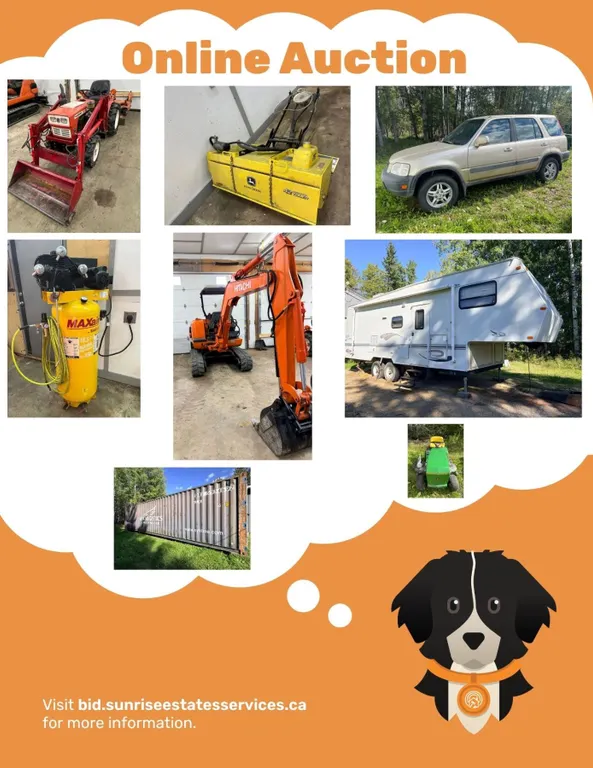 Content Sale Online Auction - 6432 TWP Road 542A Rural Parkland County