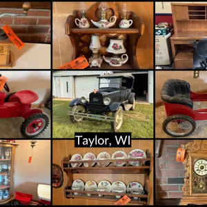 David & Darlene Lunde Estate - Large Griswold Cast Collection, Farm Implement Die Cast Collection, Many Antiques & Collectibles, Tools & Household