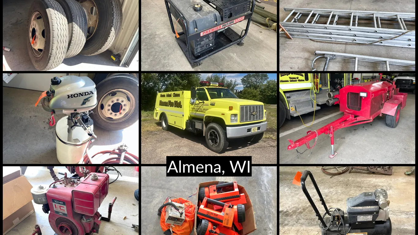 Almena Fire Department - Water Truck, Turnout Gear & Misc. Fire Equipment