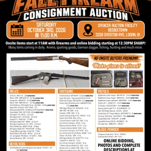 Fall Firearm and Sporting Goods Auction