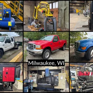 Industrial Machines & Equipment Inventory Liquidation, CNC Machines, Robotic Welding Machines, Welders, Hilti Hand Tools, Trucks, Assembly Hardware & More